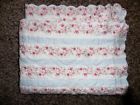 Simply Shabby Chic Pillow Sham Ditsy Blue Strips Tiny Roses