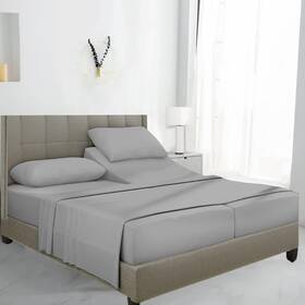 4pc-sky600tc-ss-58 Sky Beddings Split California King Sheets Set - 100% Egyptian Cotton 600 Thread Count 5