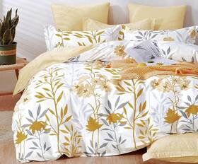 Aw23qsq Sleepbella Cotton Queen Size Comforter 600 Thread Count Grey Branch W