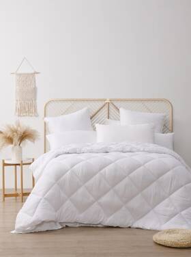 9009414 Sleepcare Winterweight Microfibre Quilt White - King