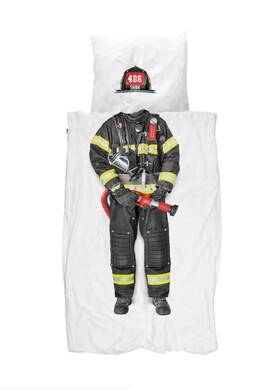 473940 Snurk New Fire Fighter Twin Duvet Set With Sham