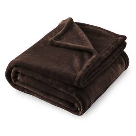 Bfa8000001 Sochow Flannel Fleece Blanket Throw Size All Season 50 Inch 60 Brown