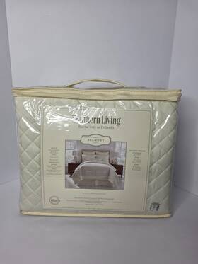 Southern Living 790618077944 Belmont Full/queen Quilt Cream New