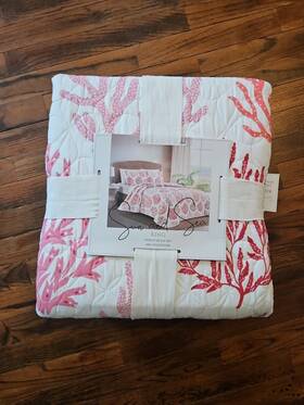 Southern Tide 621948342160 New- Sun And Sea Queen Quilt Set With 2 Shams- Life