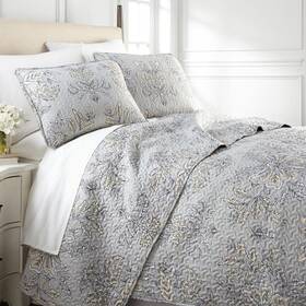 Southshore Fine Linens 100283001625 Linen Quilt/coverlet Set King 3pc Microfiber Hypoallergenic Soft
