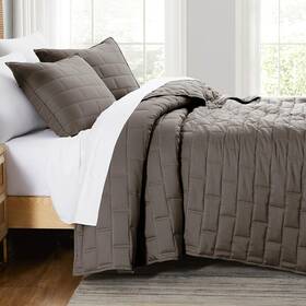 Southshore Fine Living Inc. 678615906835 Oversized Quilt Bedding Set Twin Xl Quilts With Matching Quilted Pill