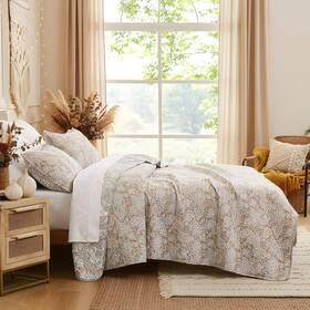 Southshore Fine Living Inc. 810001360078 Paisley Quilt Queen Size Bedding Set Summer Coverlet Boho Bedspread