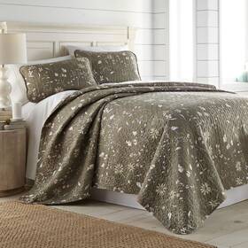 Southshore Fine Living Inc. 810009705246 Xl Twin Quilt Bedding Set Quilted Floral Boho Bedspread Coverle