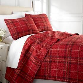 Southshore Fine Living Inc. 810028303720 Oversized Queen Quilt Bedding Set 3-piece Full Or Size Plaid Q