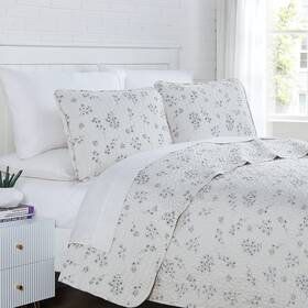 Southshore Fine Living Inc. 840263828627 Oversized Coverlet Set Sweet Flowers Print Quil