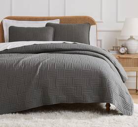 Southshore Fine Living Inc. 840263830002 Oversized Quilt Bedding Set Lightweight Prewash Fabric Soft Coverlet