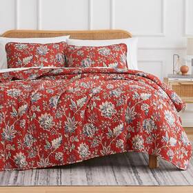 Southshore Fine Living Inc. 840263845150 Oversized Full/queen Quilt Bedding Set Jacobean Willow Floral S