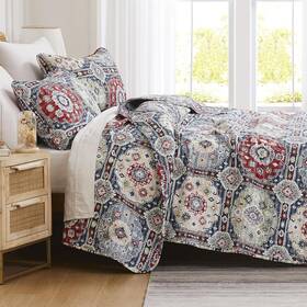 Southshore Fine Living Inc. 840263877946 G Kilim Collection Oversized Quilt Queen Bedding Set Lightweight Soft Cover