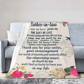 Spanoous-blanket-006 Spanoous Gifts For Mother-in-law Blanket Birthday 60 Inch X50 To