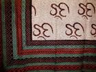 066-05 Ss India Arts Om Symbol Heavy Cotton Bedspread 736846811103