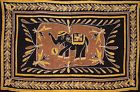 Ss062-12 India Arts Lucky Batik Look Elephant Tapestry Cotton 736846809940
