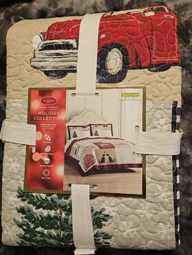 St. Nicholas Square 400430208791 Farmhouse Patchwork Quilt 3 Pc Set. King/cal King Orig. 260