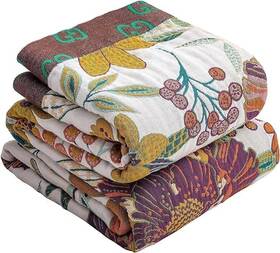Stasoptk 200 230 Premium Bed Throws- Boho Throw Blanket 80 Inch X 90 100% Cotton Ultra So
