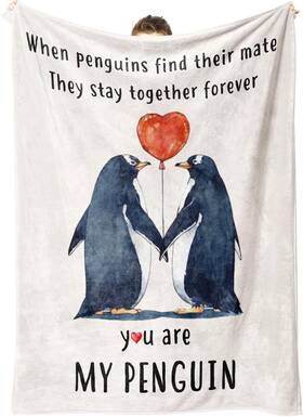 Dyt482 Steadstyle Valentines Day Gifts For Her Or Him - 60 Inch X50 You Are My Penguin