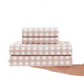 Ushsa01319024 Stone Cottage - Sheet Set Crisp And Breathable Percale Cotton Bedding With Mat
