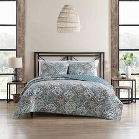 Ushsa91296413 Stone Cottage Full/queen Quilt Set Reversible Cotton Bedding With Matching Shams Lightweight H