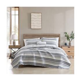 Ushsgt1238009 Stone Cottage Cottage- Queen Quilt Set Cotton Reversible Bedding With Bonus Pill