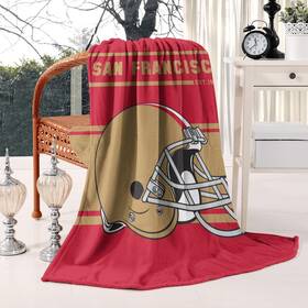 Striped Hgdn 383907149760 Football Team Throw Blanket 60x50 Inches Lightweight Warm Fans Flee