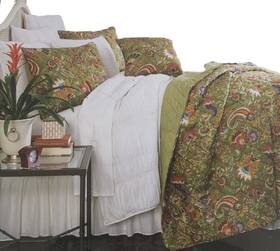 Studio D 409140094458 Nwt Topango Floral Paisley Full/queen Quilt Set 3 Pc Boho Cottage Chic