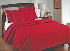 Sunburst International Starburst Titan Finely Stitched Cotton Red Quilt