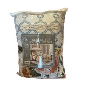 Sunham 734737368712 Clover 5 Piece King Coverlet - New