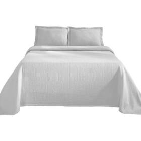 Superior 190052064218 Cotton Fleur De Lis Bedspread Set Warm Blankets All-season Bedding Bedroom