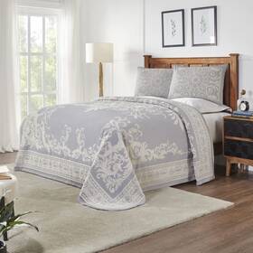 Superior 190052194779 Cotton Blend 3-piece Bedspread Set Oversized 2 Matching Pillow Sh