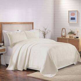 Superior 190052301535 Victory Cotton Matelasse Jacquard Medallion Scroll