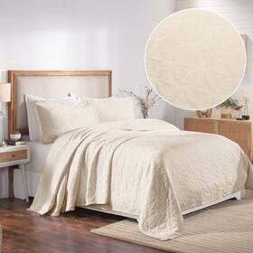 Superior 190052301849 Cotton 2-piece Bedspread Set 1 Medium Weight Pillow Sham Home