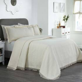 Superior 190052302198 Remi Cotton Blend 3 Piece Bedspread Set Home Bed Decor Oversized
