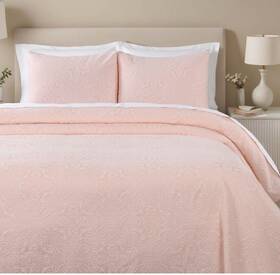 Superior 190052342804 Enzy Full Pink Bedspread Set