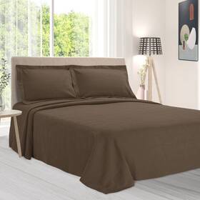 Superior 190052895409 Jacquard Matelasse Paisley Cotton Bedspread Set Taupe Full