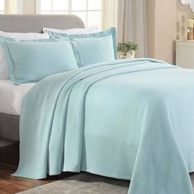 Superior 889954107054 Solitaire Cotton 3 Piece Bedspread Set Home Bed Decor Decorative Textured B