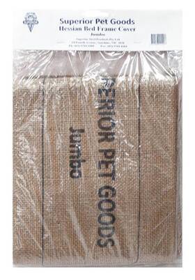 Spgcovfh3 Superior Pet Goods Fitted Hessian Bed Cover - Medium