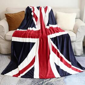 S20190200 Sviuse British Flag Blanket Super Soft Union 59 Inch X79