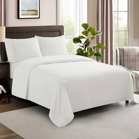 Sweet Home Collection 842491177195 Queen Size Sheets 100% Cotton Made In Egypt Soft 600 Thread Count For S