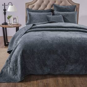 Jhw-852bl-q Tache Home Fashion Velvet Dreams Luxurious Velveteen Velour Super Soft Plush Warm Cozy Ele