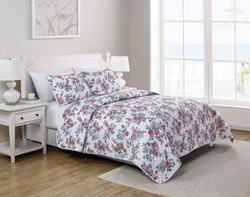 Tahari Home 735732447112 King Comforter Set 3-piece Bedding With Matching Shams Lightweight Room D