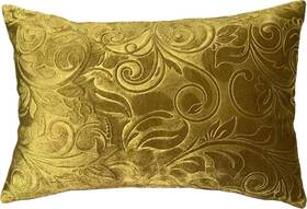 Emboss-c3x Tangdepot Heavy Velvet Embossing Throw Pillow Cover Classis Floral Anaglyph
