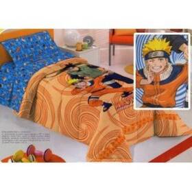 Tessilario 700000420181 Single Quilt-naruto Blue