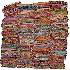 Ktgd002 Textillhub Indian Tribal Kantha Quilt Vintage Handmade Blanket Patch Throw Hippie Bohemian