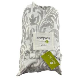 51152f The Company Store New C Kate Quilted King Sham Pewter Gray Floral 21 Inch X 30