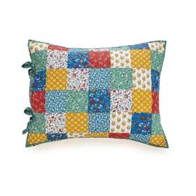 The Pioneer Woman 041808963340 Multi-color Floral Patchwork 2-piece Cotton Standard Sham Set