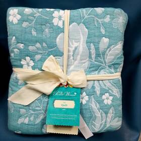 Pwf215001772071 The Pioneer Woman New W Tags Evie Quilt Full/queen Floral Size