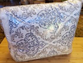 Ceta4073 The Tailors Bed King Size Cilia Taupe Standard Cotton 2 Piece Coverlet Set